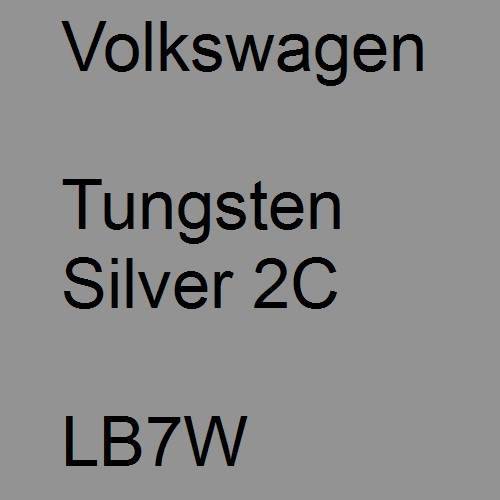 Volkswagen, Tungsten Silver 2C, LB7W.